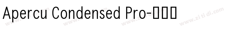 Apercu Condensed Pro字体转换